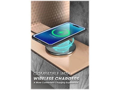 SUPCASE Unicorn Beetle Pro Metallic Blue Rugged Case for iPhone 13 (SUP-iPhone2021-6.1-UBPro-SP-Cerulean)