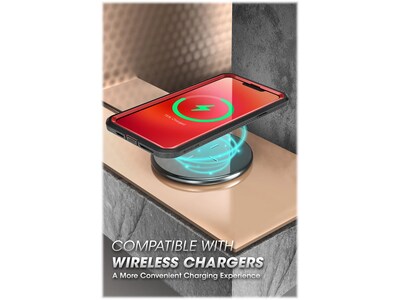 SUPCASE Unicorn Beetle Pro Metallic Red Rugged Case for iPhone 13 (SUP-iPhone2021-6.1-UBPro-SP-Ruddy)