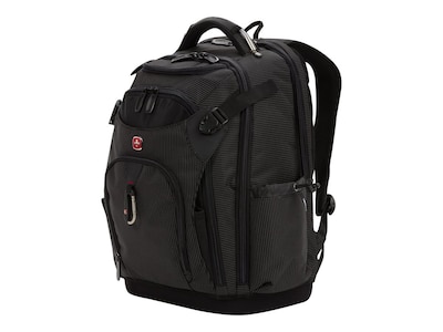 SwissGear USB Work Pack Pro Tool Laptop Backpack, Black with White Dots Plastic (3636200472)