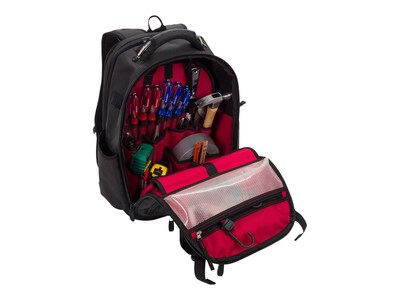 SwissGear USB Work Pack Pro Tool Laptop Backpack, Black with White Dots Plastic (3636200472)