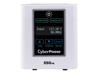 CyberPower Medical Grade 550 VA UPS, 4 Outlets, White (M550L)