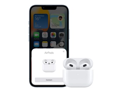 Apple AirPods, 3rd Generation, Wireless Earbuds, Bluetooth, White (MME73AM/A)