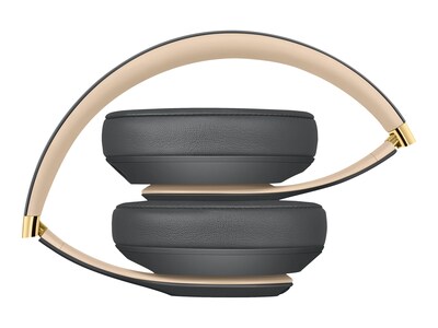 Beats Studio3 Wireless Active Noise Canceling On-Ear Headphones, Bluetooth, Shadow Gray (MXJ92LL/A), Grey | Quill