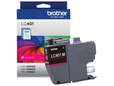 Brother LC401 Magenta Standard Yield Ink Cartridge (LC401MS)