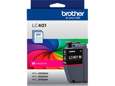 Brother LC401 Magenta Standard Yield Ink Cartridge (LC401MS)