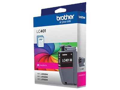 Brother LC401 Magenta Standard Yield Ink Cartridge (LC401MS)