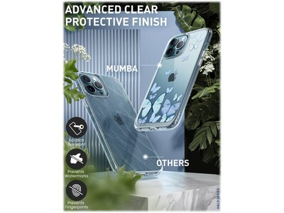 i-Blason Halo Butterfly Blue Snap Case for iPhone 13 Pro Max (iPhone2021-6.7-Halo-F)