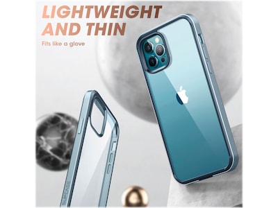 SUPCASE Unicorn Beetle Blue Snap Case with Screen Protector for iPhone 13 Pro (SUP-iPhone2021Pro-6.1-EdgePro-SP-Cerulean)