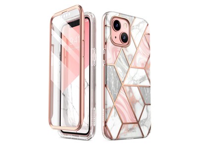 i-Blason Cosmo Marble Pink Snap Case for iPhone 13 mini (iPhone2021-5.4-Cosmo-SP-Marble)