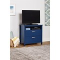 Ameriwood Home River Layne 2 Drawer Media Dresser, Blue (5981103COM)