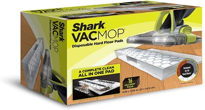 Shark VACMOP Disposable Hard Floor Vacuum and Mop Pad Refills 16ct VMP16
