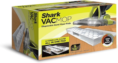 Shark VACMOP Disposable Hard Floor Vacuum and Mop Pad Refills 16ct VMP16