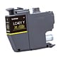 Brother LC401 Yellow High Yield Ink Cartridge, Prints Up to 500 Pages (LC401XLYS)