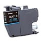 Brother LC401 Cyan High Yield Ink Cartridge, Prints Up to 500 Pages (LC401XLCS)
