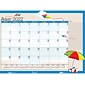 2023-2024 House of Doolittle Seasonal Holiday Depictions 22" x 17" Academic Monthly Desk Pad Calendar, Multicolor (1395-24)