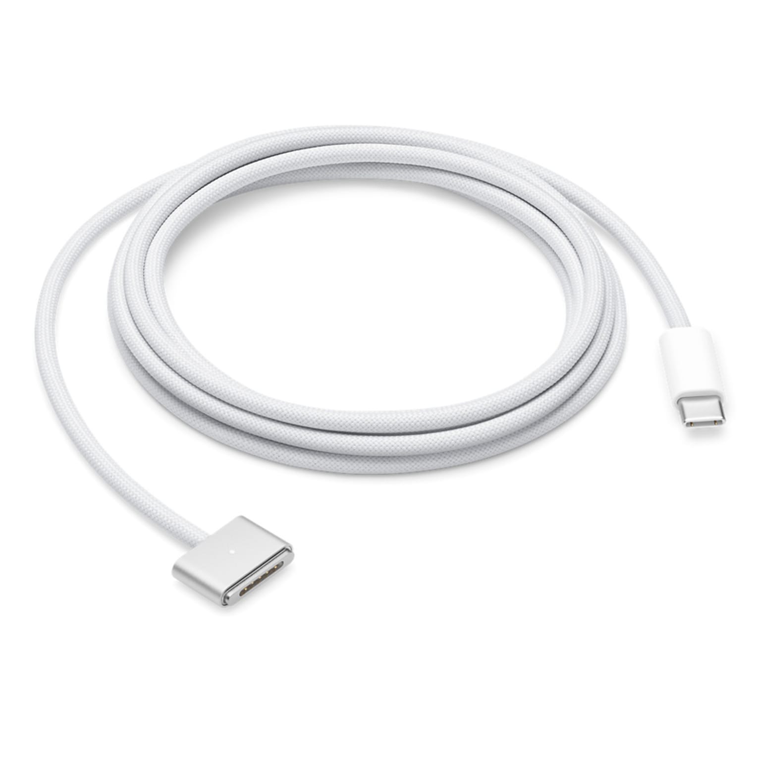 Apple 6.56 USB Type-C to MagSafe 3 Charge Cable, Male to Male, White (MLYV3AM/A)