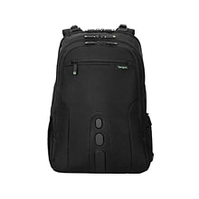 Targus Spruce EcoSmart Laptop Backpack, Black Fabric (TBB019US)