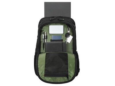 Targus Spruce EcoSmart Laptop Backpack, Black Fabric (TBB019US)