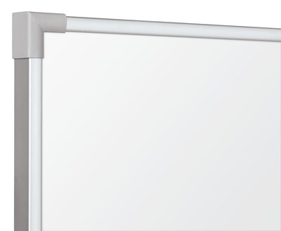 Best-Rite Porcelain Dry-Erase Whiteboard, Anodized Aluminum Frame, 4' x 3' (2029C-25)