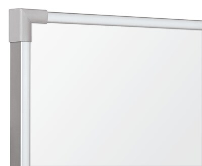 Best-Rite Porcelain Dry-Erase Whiteboard, Anodized Aluminum Frame, 4 x 6 (2029G-25)