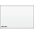 Best-Rite Ultra Trim Magnetic Dry-Erase Board, Black Frame, 6 x 4