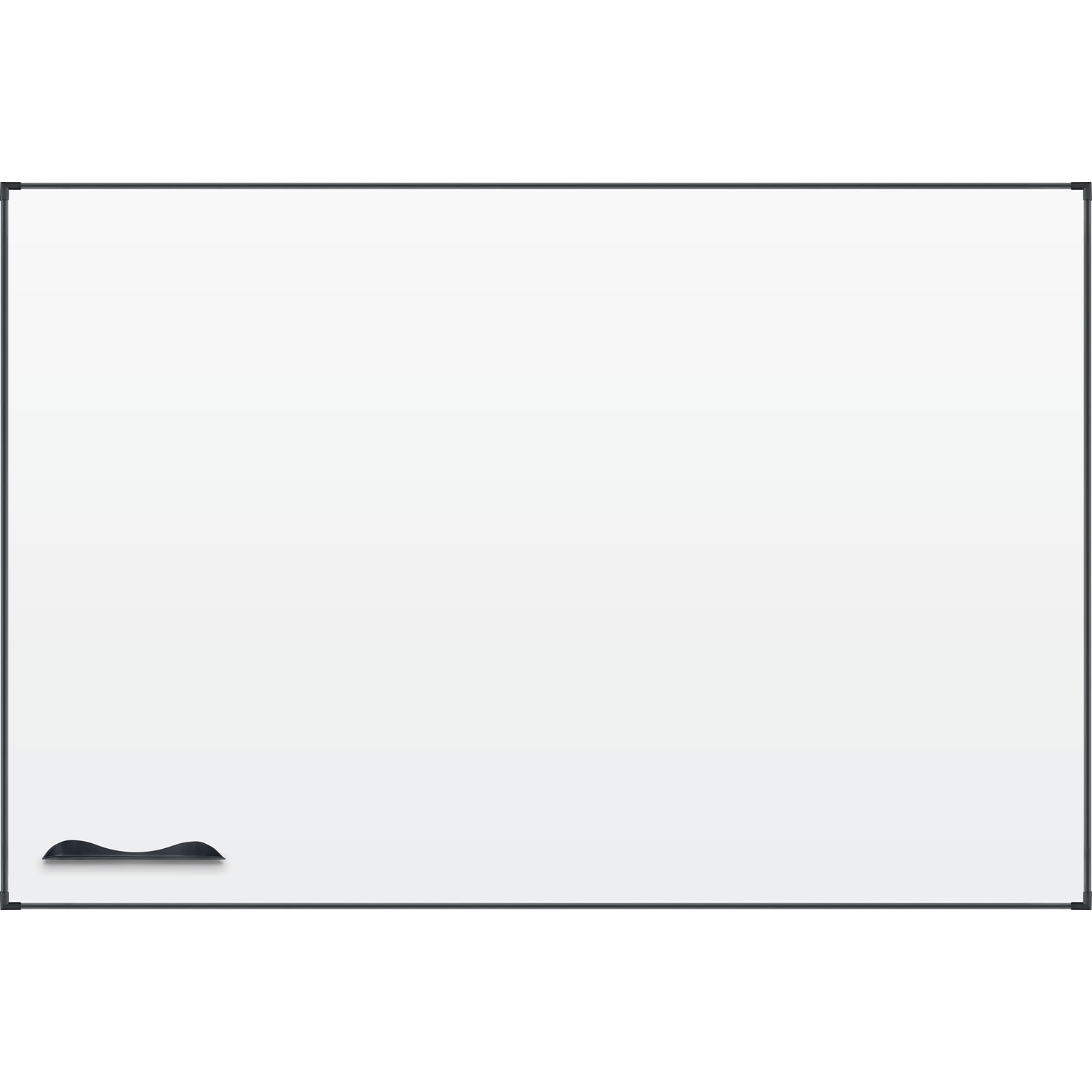Best-Rite Ultra Trim Magnetic Dry-Erase Board, Black Frame, 6 x 4