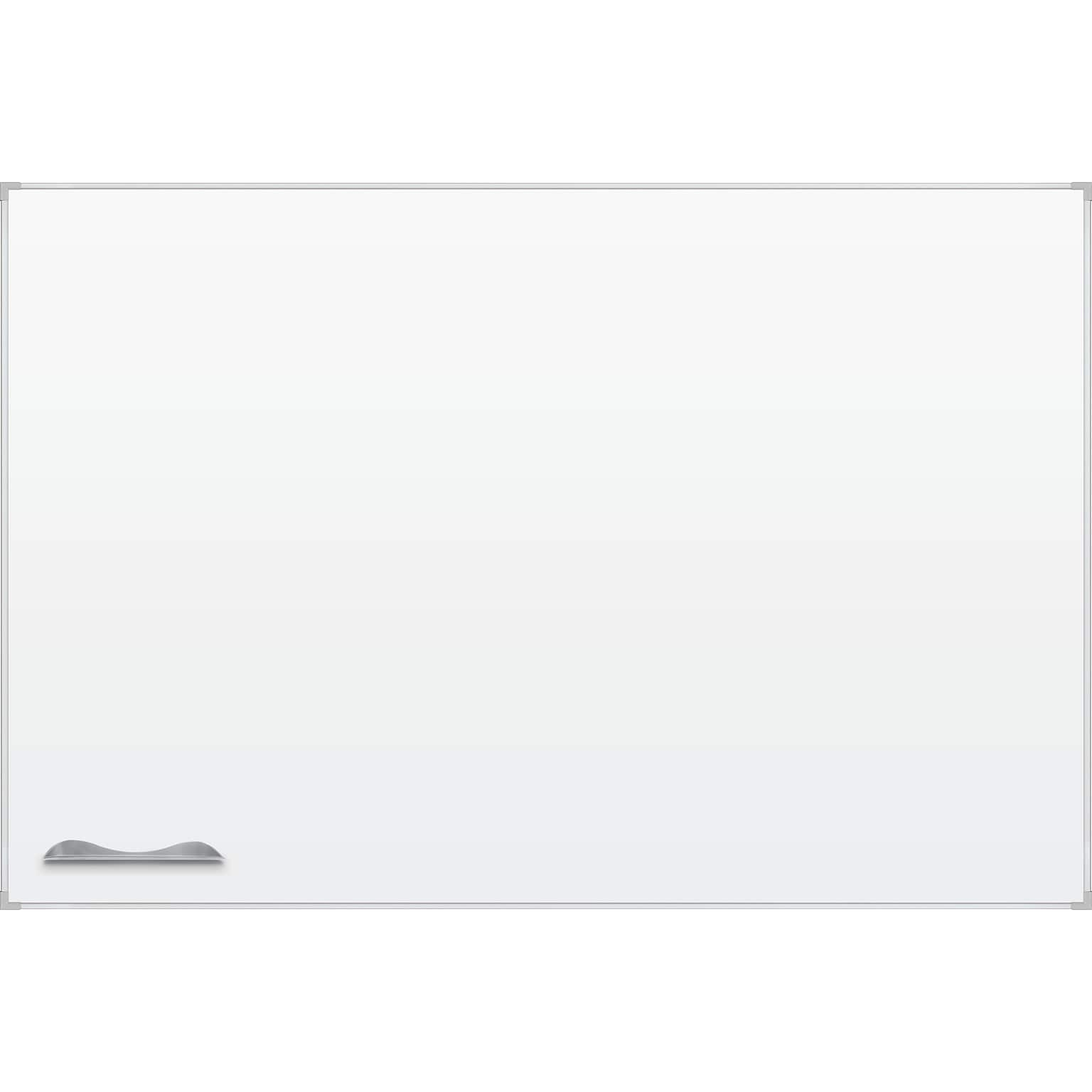 Best-Rite Porcelain Dry-Erase Whiteboard, Anodized Aluminum Frame, 4 x 6 (2029G-25)