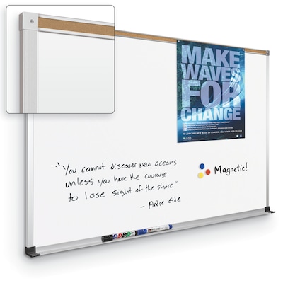 Green-Rite Whiteboard with Deluxe Aluminum Trim 3x4