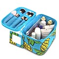 Zodaca Lightweight Makeup Travel Cosmetic Bag Case Multifunction Pouch Toiletry Zip Wash Organizer - Pineapple