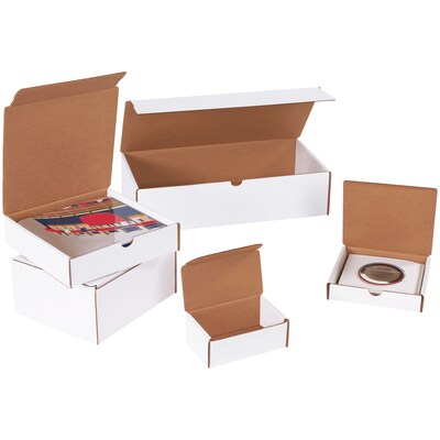 Quill Brand 11.125" x 8.75" x 6" Corrugated Shipping Boxes, 200#/ECT-32-B Mullen Rated  Pack of 50, (M1186)