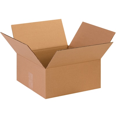 Quill Brand 13 x 13 x 6 Corrugated Shipping Boxes, 200#/ECT-32 Mullen Rated Corrugated, Pack of 2