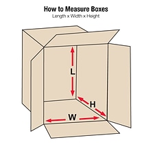 Quill Brand 11.75 x 8.75 x 4.75 Corrugated Shipping Boxes, 200#/ECT-32 Mullen Rated Corrugated, P