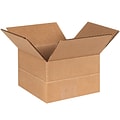 Quill Brand 6 x 6 x 4 Multi-Depth Shipping Boxes, 200#/ECT-32 Mullen Rated Corrugated, Pack of 25, (MD664)