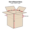 Quill Brand 6 x 6 x 4 Multi-Depth Shipping Boxes, 200#/ECT-32 Mullen Rated Corrugated, Pack of 25