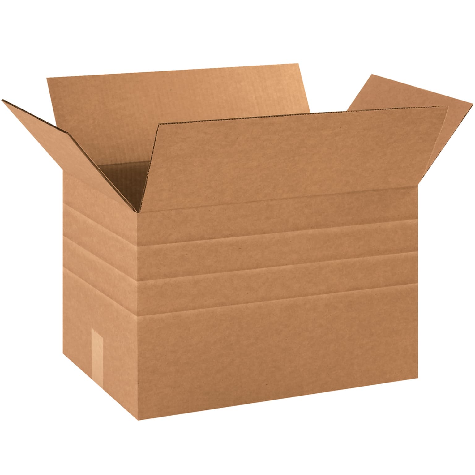 Quill Brand 18 x 12 x 12 Multi-Depth Shipping Boxes, 200#/ECT-32 Mullen Rated Corrugated, Pack of 25, (MD181212)