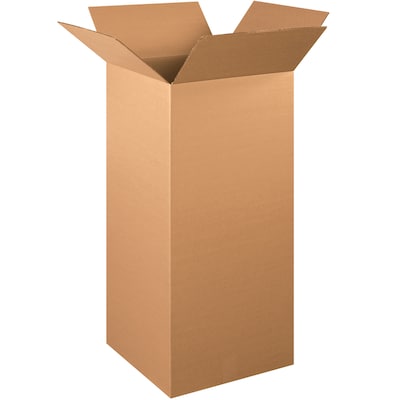 Quill Brand 16 x 16 x 36 Corrugated Shipping Boxes, 200#/ECT-32 Mullen Rated Corrugated, Pack of