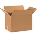 Quill Brand 15 x 10 x 10 Corrugated Shipping Boxes, 200#/ECT-32 Mullen Rated Corrugated, Pack of
