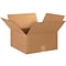 Quill Brand 15 x 15 x 8 Corrugated Shipping Boxes, 200#/ECT-32 Mullen Rated Corrugated, Pack of 2