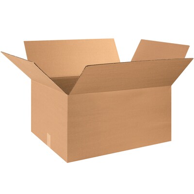 Quill Brand® 32 x 18 x 12 Corrugated Shipping Boxes, 200#/ECT-32 Mullen Rated Corrugated, Pack of 15, (321812)