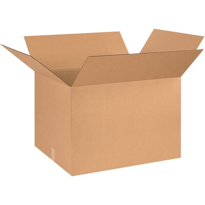 Staples 26 x 20 x 18 Corrugated Shipping Boxes, 200#/ECT-32 Mullen Rated Corrugated, Pack of 10, (262018)
