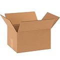 Quill Brand 10 x 8 x 6 Corrugated Shipping Boxes, 200#/ECT-32 Mullen Rated Corrugated, Pack of 25