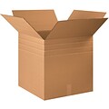 SI Products 22 x 22 x 22 Multi-Depth Shipping Boxes, 200#/ECT-32 Mullen Rated Corrugated, Pack of 10, (MD222222)