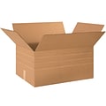 SI Products 24 x 18 x 12 Multi-Depth Shipping Boxes, 200#/ECT-32 Mullen Rated Corrugated, Pack of 10, (MD241812)