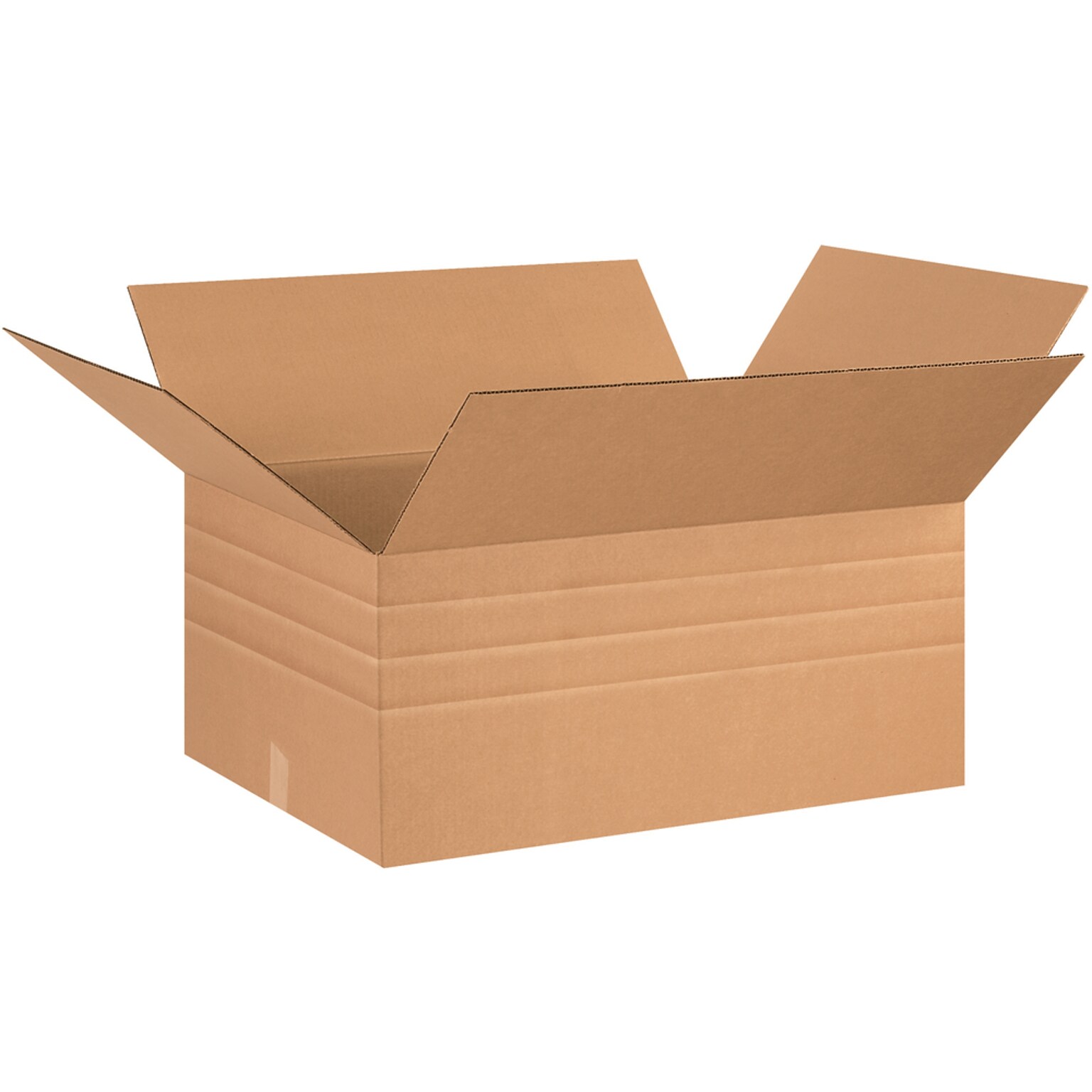 SI Products 26 x 20 x 12 Multi-Depth Shipping Boxes, 200#/ECT-32 Mullen Rated Corrugated, Pack of 10, (MD262012)