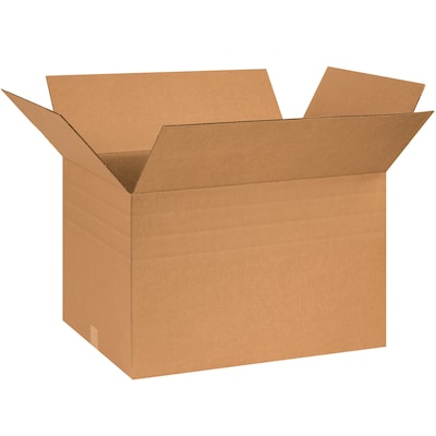 SI Products 26 x 18 x 16 Multi-Depth Shipping Boxes, 200#/ECT-32 Mullen Rated Corrugated, Pack of