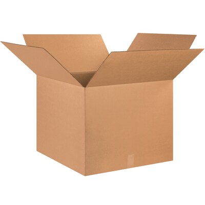 Quill Brand® 25 x 25 x 20 Corrugated Shipping Boxes, 200#/ECT-32 Mullen Rated Corrugated, Pack of 10, (252520)