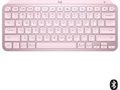 Logitech MX Keys Mini Wireless Ergonomic Keyboard, Rose (920-010474)