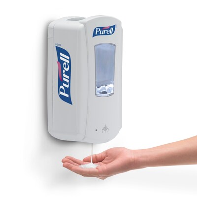 Purell LTX-12 Automatic Wall Mounted Hand Sanitizer Dispenser, White (1920-04)