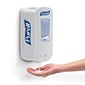 Purell LTX AutomaticTouch Free Hand Sanitizer Dispenser, 1200 mL, White (1920-04)