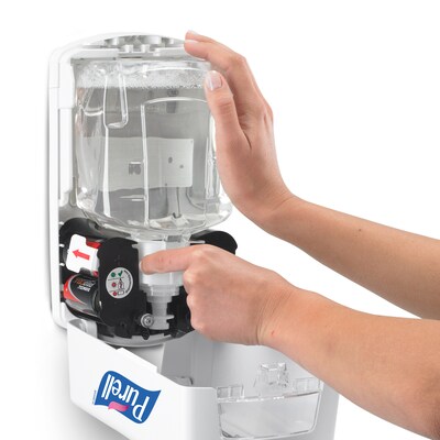 Purell LTX-12 Automatic Wall Mounted Hand Sanitizer Dispenser, White (1920-04)